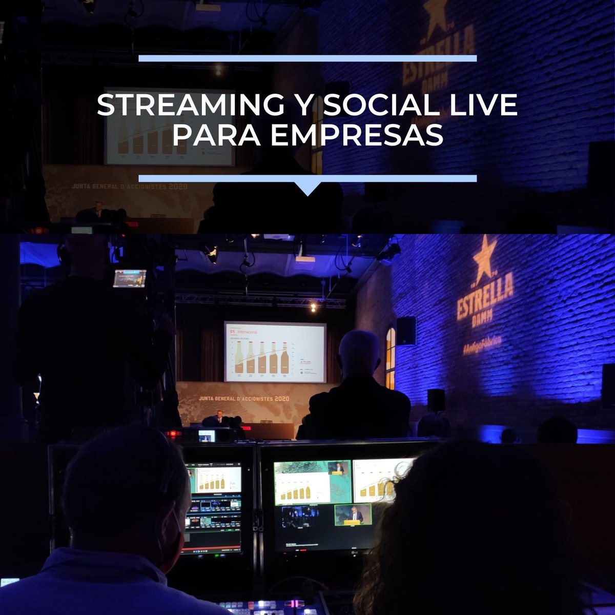 AtmBroadcast's tweet photo. El vídeo sigue siendo el rey del #marketing #comunicaciones.
Tu empresa puede sacar partido del #streaming y #sociallive para comunicarse y alcanzar mayor visibilidad. ¿Quieres saber cómo funciona?
Lee este artículo https://t.co/0UrODgyMyw
#atmbroadcast #empresas #eventos https://t.co/Tb0SAG9KXt