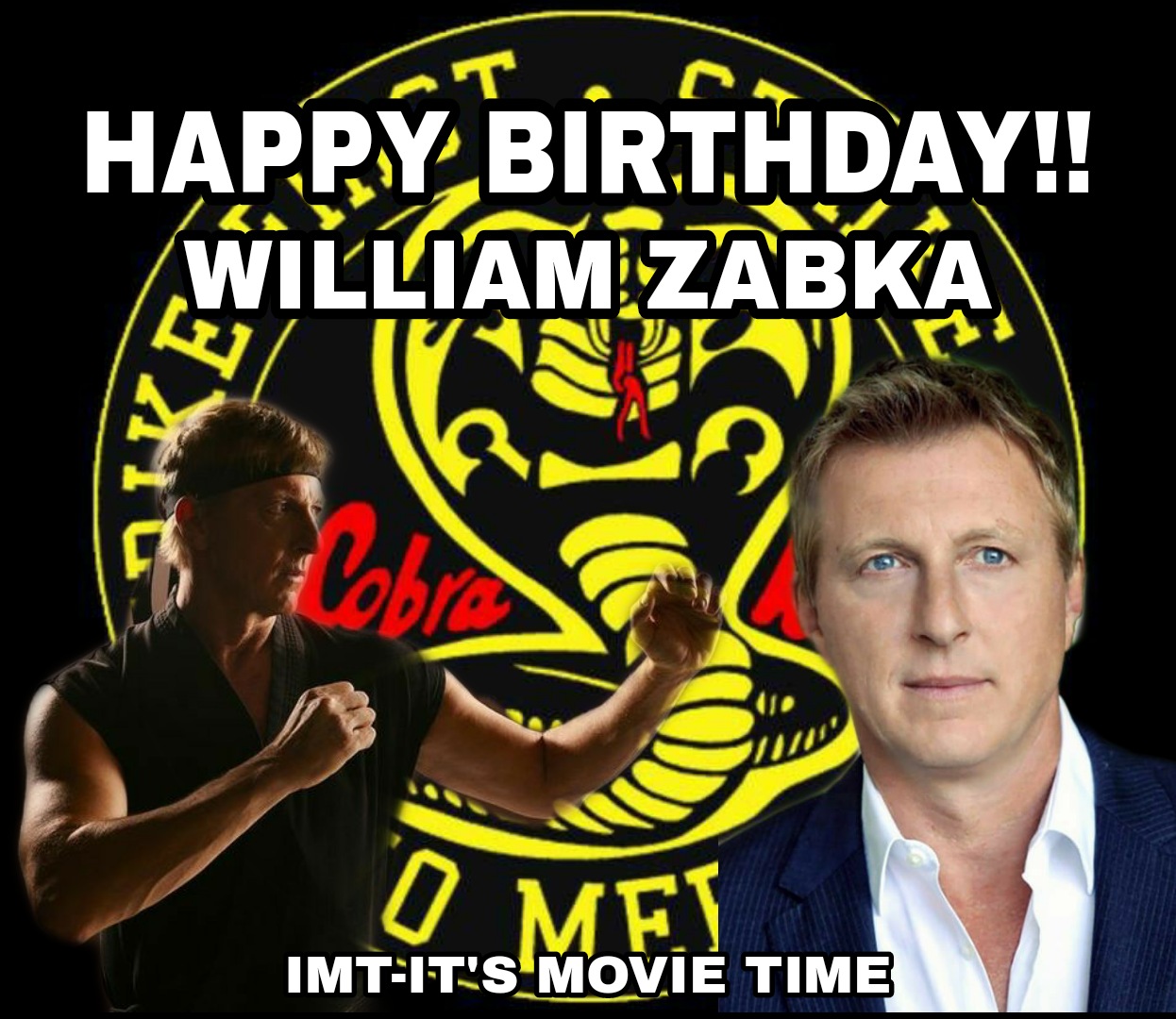 Happy Birthday to William Zabka! He is celebrating 55 years. 