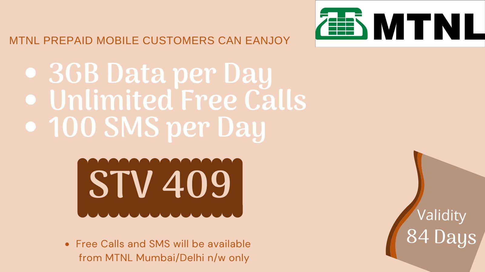 MTNL Mumbai Official on Twitter "MTNL Prepaid mobile customers can