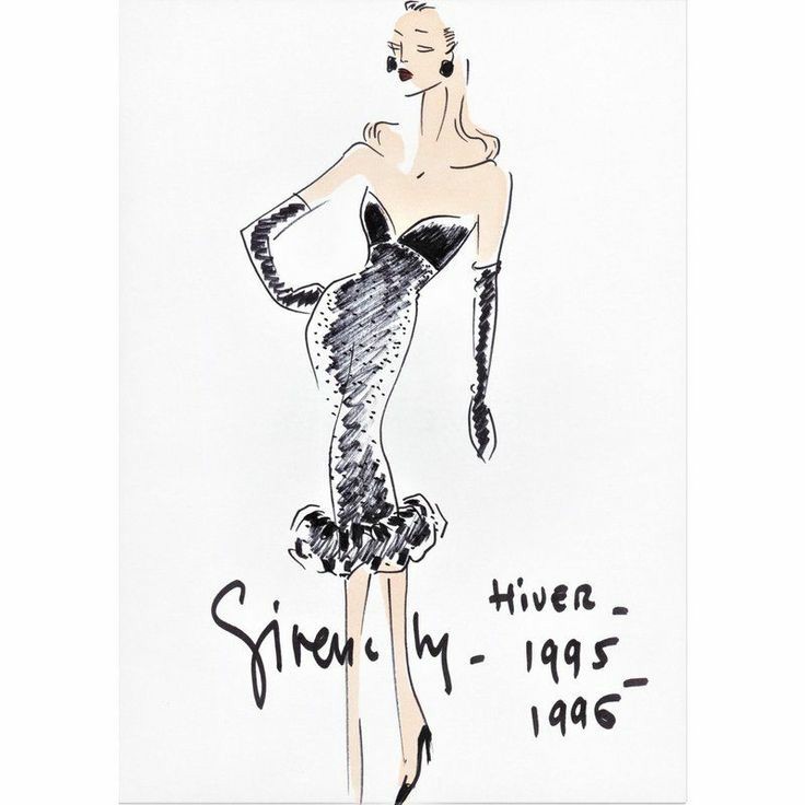 Just for contrast, let's add some MODERN fashion croquis from some major designers: