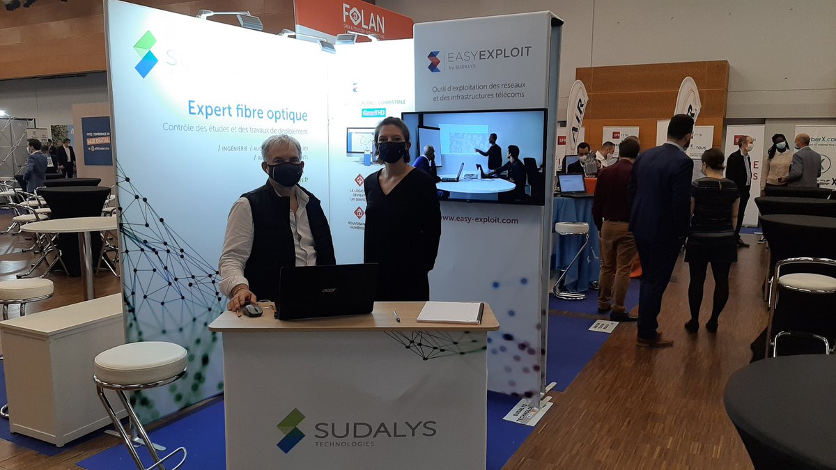 [Université d’Eté du THD] C’est parti ! Sudalys est fier de vous accueillir aujourd’hui et demain aux Sables d’Olonne sur son stand N°40 #UTHD @collectiviTIC. Ne manquez pas la présentation de sa solution innovante de gestion et d’exploitation de réseaux #fibre <a href="/EasyExploit/">EASY EXPLOIT</a>