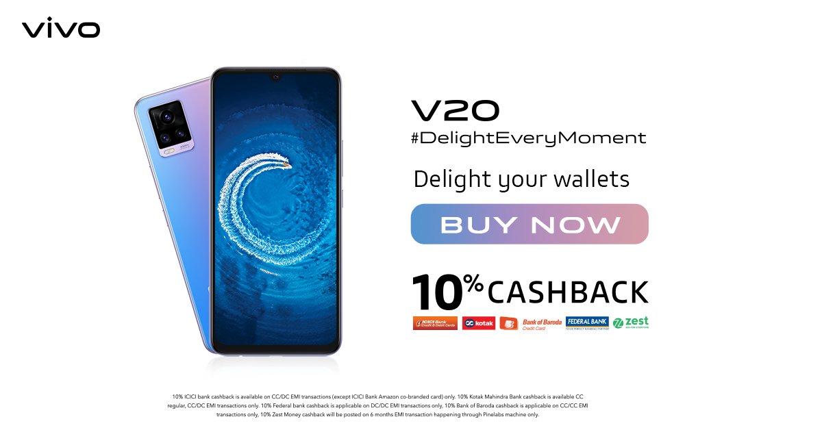 GreedyTech's tweet photo. Guys, #VivoV20 is available now across various channels.
If you haven't watched our UNBOXING and Hands-on Review, visit our channel
@Vivo_India
#VivoV20serieslaunch #vivo #VivoV20 #VivoV20Series #DelightEveryMoment #EyeAutoFocus #KeepMoving #GreedyTech https://t.co/AXJEvXC3Fu