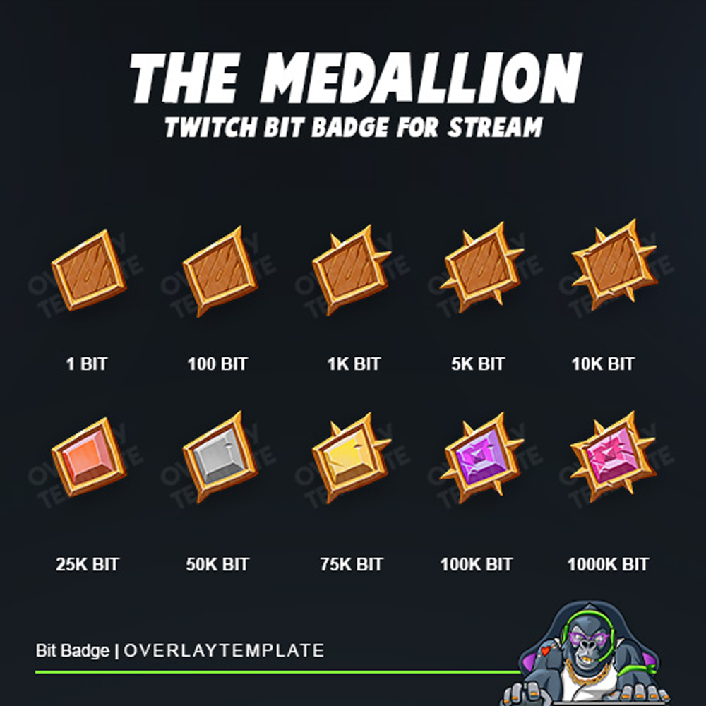 This set of exclusive Medallion designs is perfect for a true warrior and energetic streamer.#streamdesign #twitchstreamer #twitchtv #twitchoverlay #facebookgaming #twitch #mixer #youtubegaming #esport #youtubestreamer #streamgfx https://t.co/0kmXKjjDic
