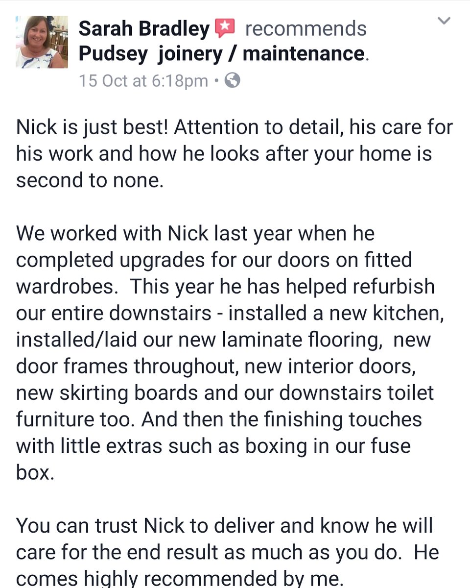 pudseyjoinery (@pudseybespoke) on Twitter photo 