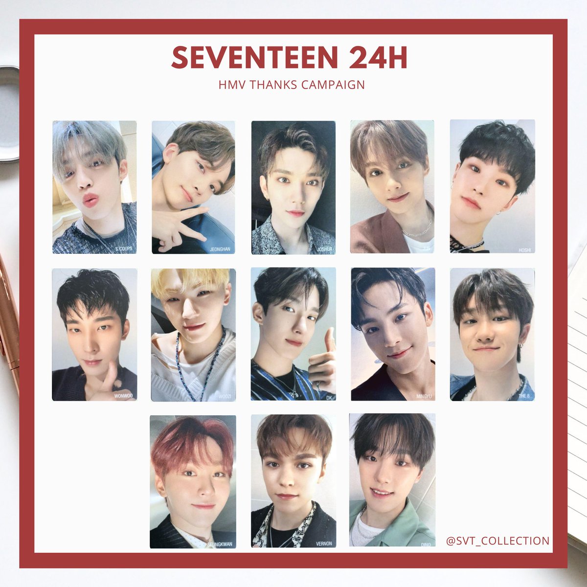 SEVENTEEN 24H HMV特典トレカ第２弾(ジュン)