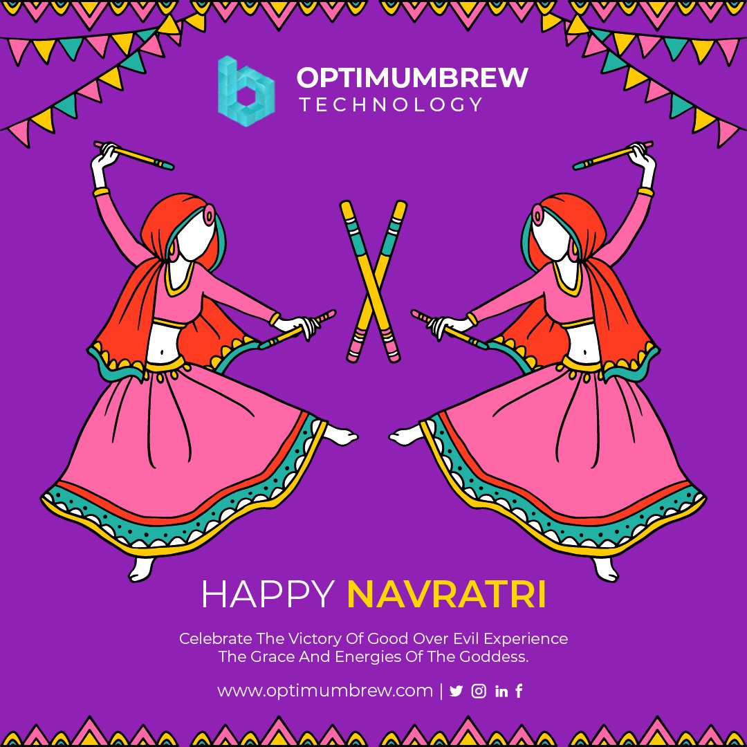 OptimumbrewLab's tweet image. #OptimumBrew Family is wishes you Happy Navratri to all!
#OptimumbrewTechnology!
