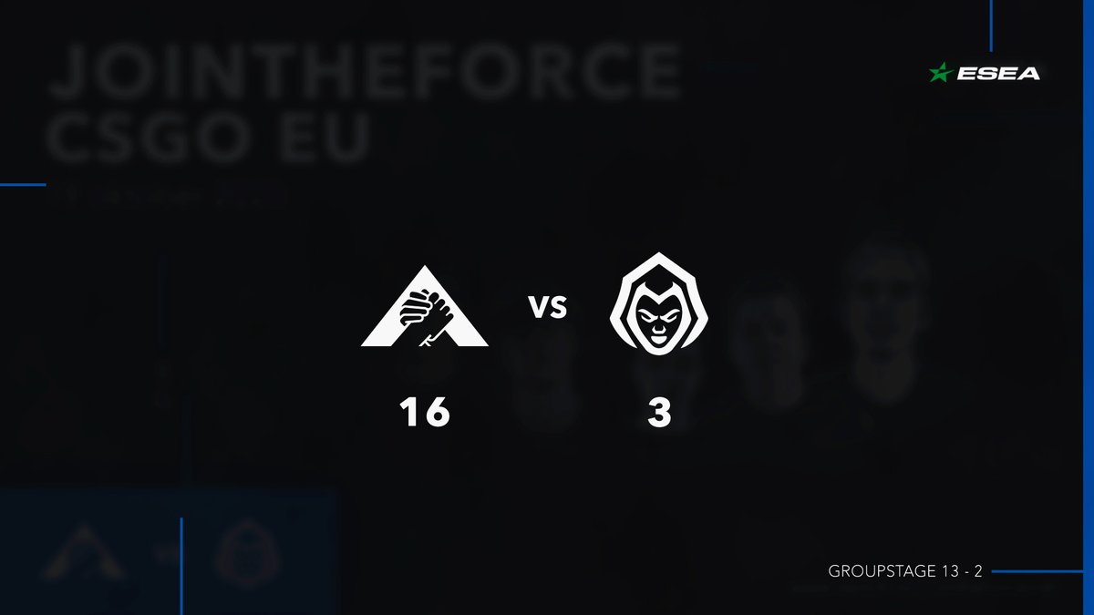 jtfgaming's tweet image. [#CSGO] ✅ Victory! Yesterday, we took down @4ElementsE with a convincing 16-3 scoreline! GG WP!

📈 13-2
🌐 play.esea.net/teams/8754930

@AwwEzzTV @rabbitsxd @BramCampana @ryucsgo1 @MYTH5K_
#JTFWin #WhereForcesComeTogether