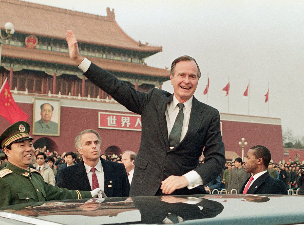 25) And here is Bush41 himself, in China, AFTERWARDS as well. It makes my stomach turn to present it to you.