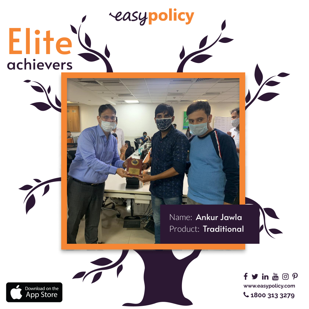 "The Elite Club Meet" - Employee Recognition Platform

Congratulations to our Achievers of September 2020

#Teamwork #awards #success #personaldevelopment #strongertogether #achievers #EliteClubMeet #Easypolicy