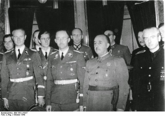 Fue recibido por el generalísimo Franco y por su cuñado, Serrano Suñer, acostumbrado a viajar a Berlín para acudir a las fiestas de cumpleaños de Adolf Hitler.