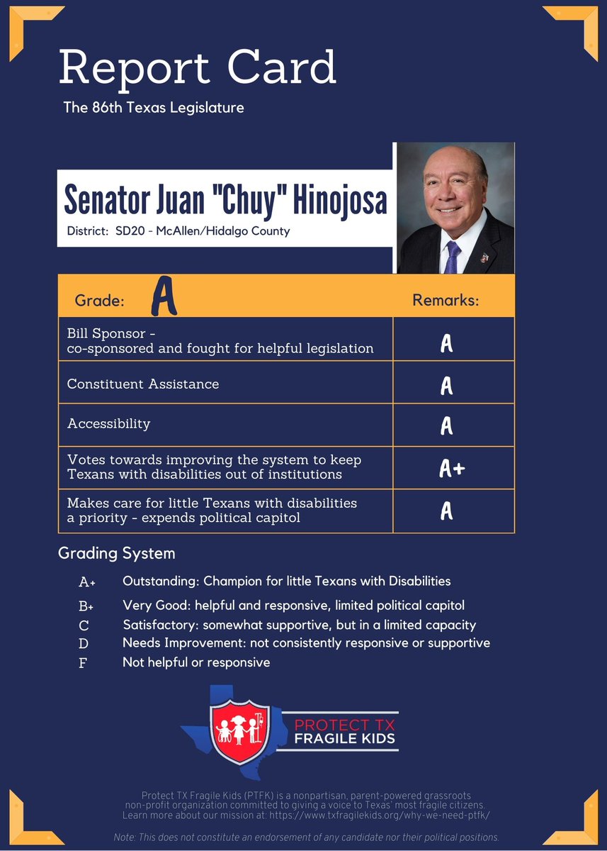 fragilechildTX's tweet photo. Recognizing State Senator @TxChuy as co-sponsor of important legislation and for his efforts to improve policies for little #Texans with disabilities. Thank you, Senator Hinojosa!  https://t.co/4qj6e1whth   #GoVote2020 #protectTXfragilekids #txlege https://t.co/wiRjsrUNQY