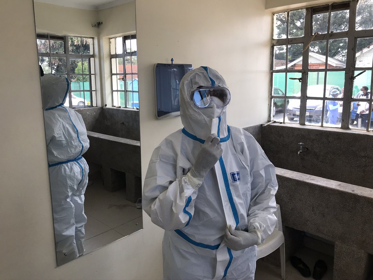 Nurse  @ZeddyKomen made my work managing  @MOH_Kenya on Digital during the  #COVID19 pandemic  easyShe educated me on the teams behind the scene Guards  (Soja) Nurses  Doctors  Biohazard   Chef   Cleaners  Lab   Fumigation  Therapy  – bei  Mbagathi District Hospital