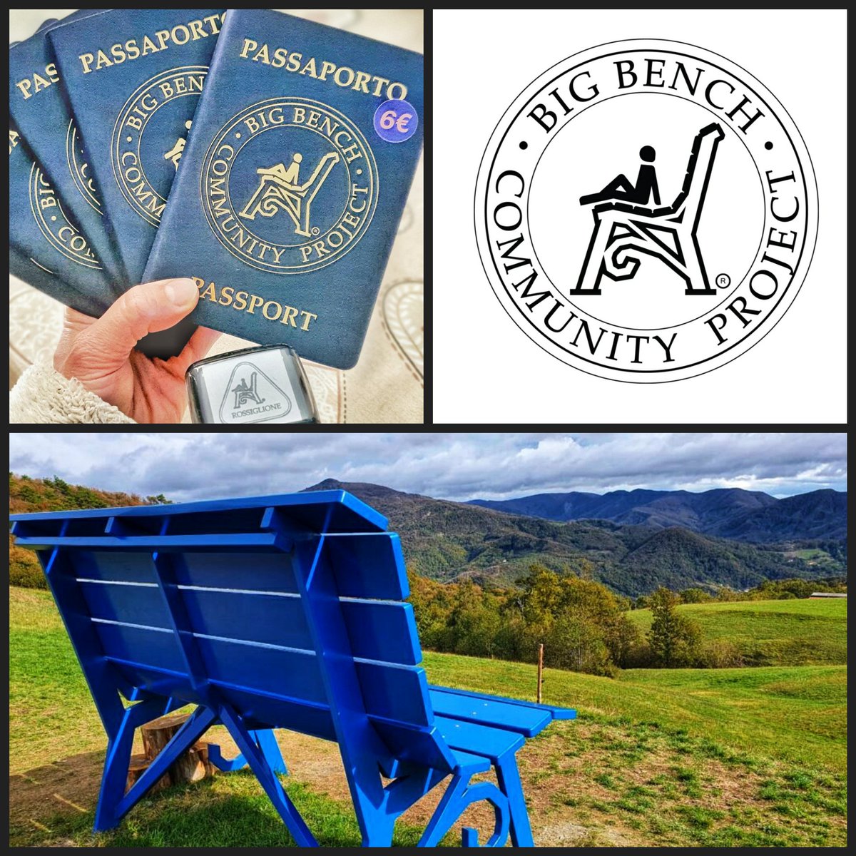 Big Bench Rossiglione #116. La prima grande panchina in provincia di Genova e la seconda in Liguria. Al Lavagè potete trovare passaporti e timbri.