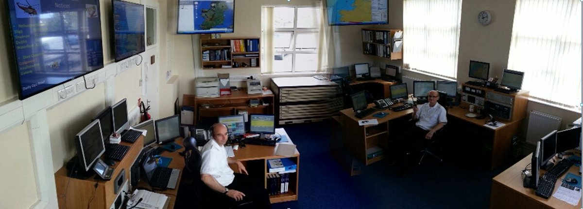 IrishCoastGuard's tweet photo. For International Control Room Week a few photos of the Irish Coast Guards MRSC Malin Head Head Coordination Centre Transmitting since 1902 #howitstartedvhowitsgoing #InternationalControlRoomWeek https://t.co/xldqhWfLqY