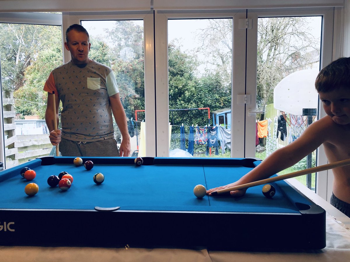 Rae_woody82's tweet image. ⁦@FirebirdsY5⁩ Fin got a pool table for his birthday, never played before and taken to it like a duck to water #learntanewskill