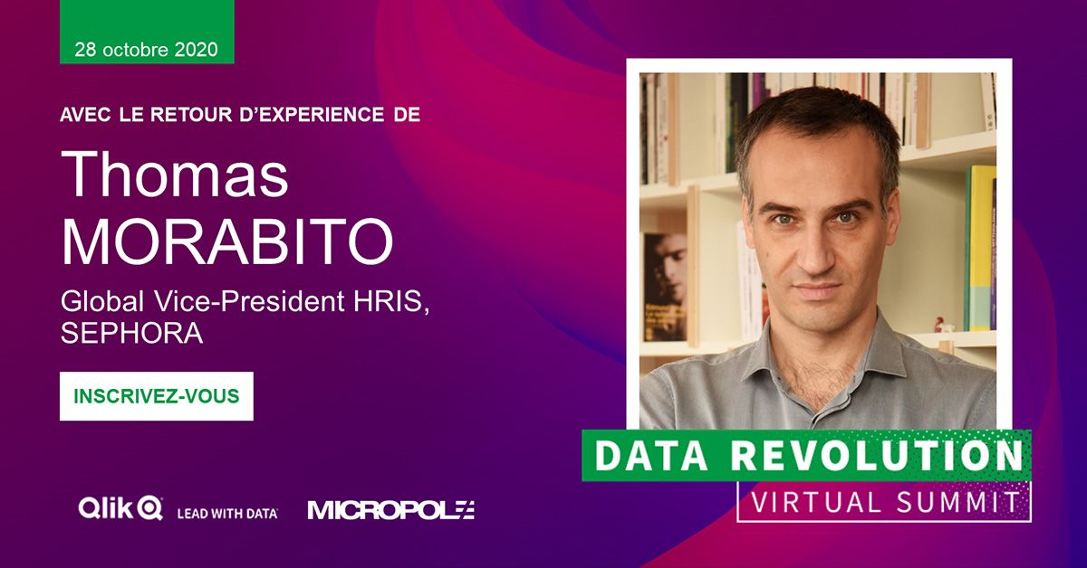 <a href="/groupemicropole/">Micropole, A Talan Company</a> participe au #DataRevTour de <a href="/Qlik_FR/">Qlik France</a> le 28/10, ne manquez pas le témoignage de Sephora sur le pilotage de sa stratégie #RH globale 🚀.
📆 Le 28 octobre
🕙 10h - 14h30
👉 bit.ly/33VHxwC