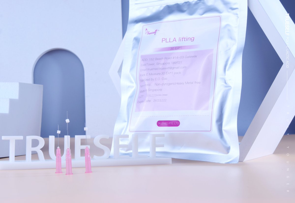 Trueself PLLA Lifting Thread Effect
Stimulate the dermis to produce collagen and restore skin elasticity naturally
Lift and tighten loose skin to sculpt more pleasing feature
Reduce wrinkles
Smaller poresand improve skin quality
Whiten and brighten your complexion
#pllathreads