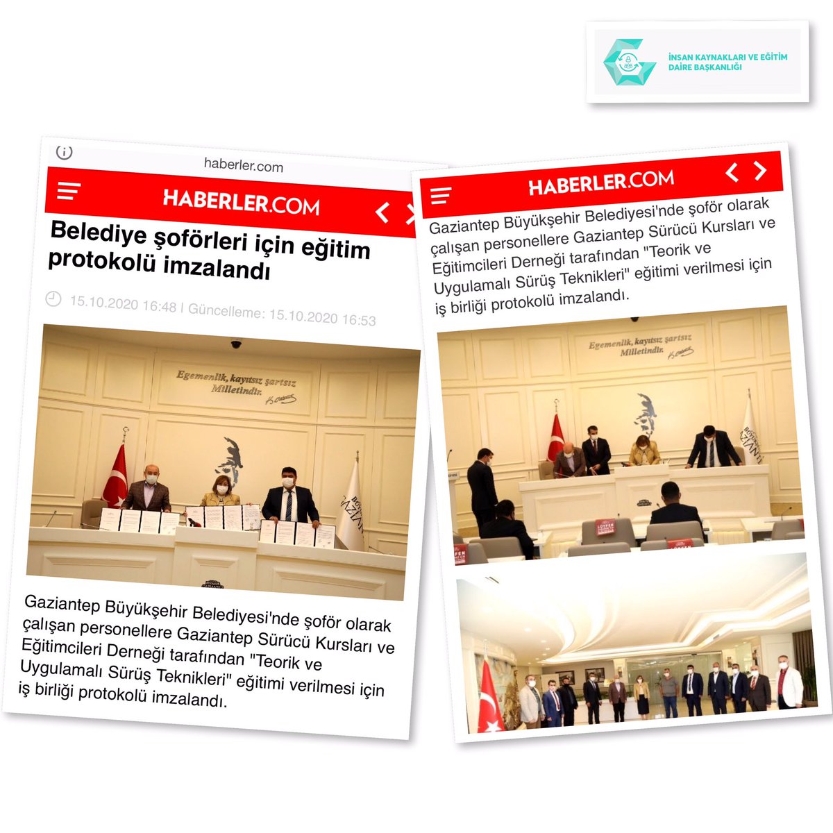 .<a href="/GaziantepBeld/">Gaziantep Büyükşehir</a> ’iyesi şoförleri için eğitim protokolü imzalandı✍🏻

Ulusal medyaya yansımaları⤵️

@Sabah : lnkd.in/dGkbn-d
<a href="/ihacomtr/">İhlas Haber Ajansı</a> : lnkd.in/d4SmvXy
<a href="/Haberturk/">Habertürk</a> : lnkd.in/dZcyupA
<a href="/haberlercom123/">haberler</a> : lnkd.in/drtJieH

<a href="/FatmaSahin/">Fatma Şahin</a>