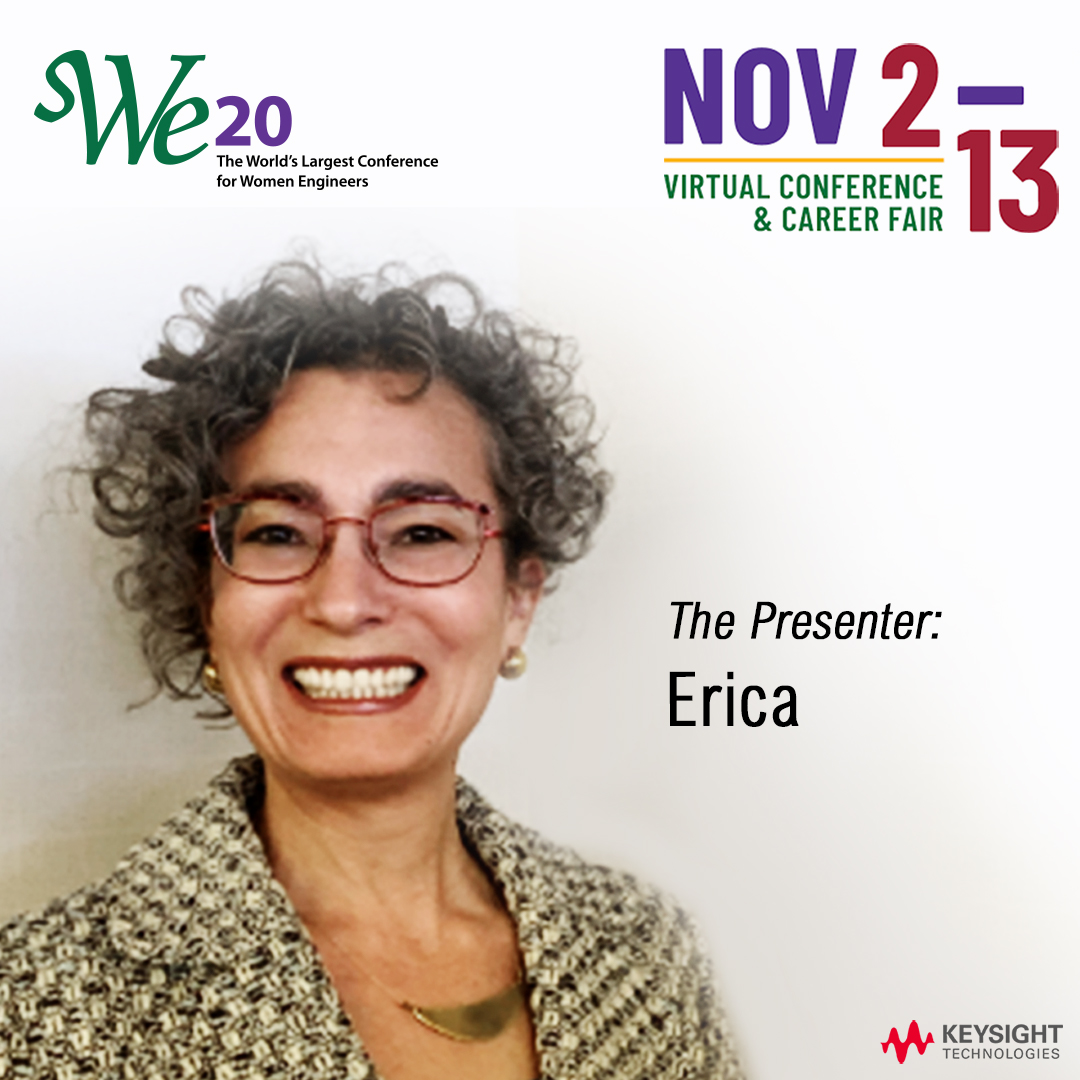 Keysightcareers's tweet image. We’re excited to be part of the conversation about how businesses can build strong connections with SWE. Join Keysight’s Erica Messinger for “Goldilocks: Get Your SWE Corporate Relationship Just Right” at #KeysightWE20 bit.ly/31n1CKQ