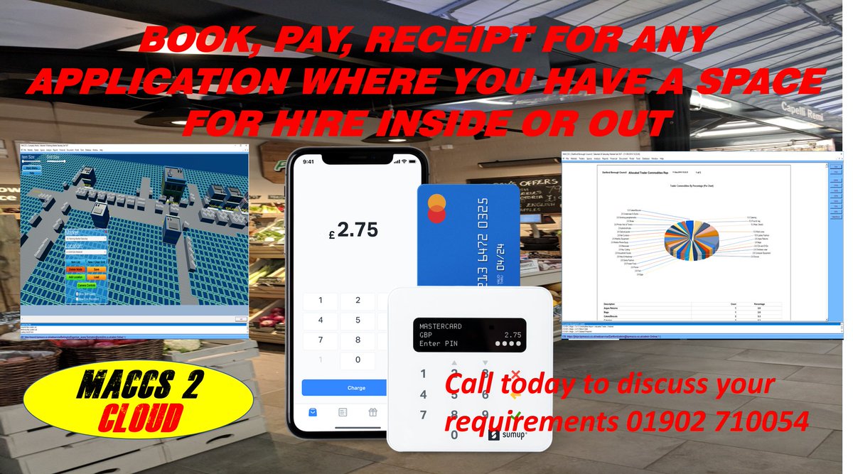 KPRsoftware's tweet image. There has never been a better time to computerise your market operations and be able to work from home and go cashless MACCS 2 Cloud