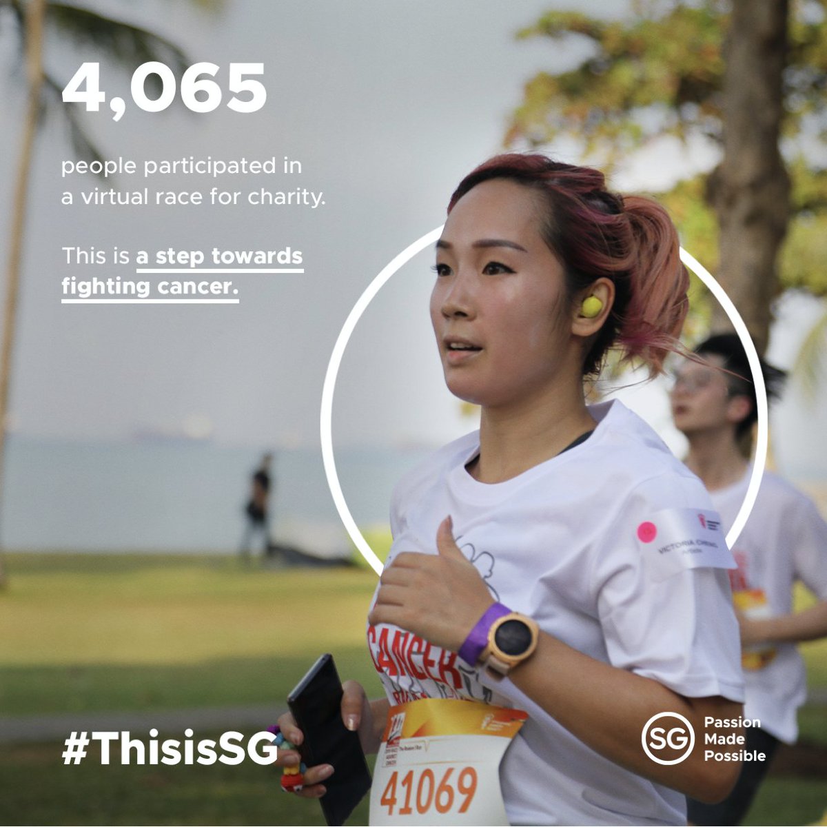#ThisisSG: 4065 participants took part in the Singtel-SCS Race Against Cancer. Since 2009, RAC has been raising funds for cancer treatment subsidies, welfare assistance, rehabilitation, hospice care, screenings, research, public education &amp; support grp initiatives. 🏃♂️ 🏃♀️ 🎗️