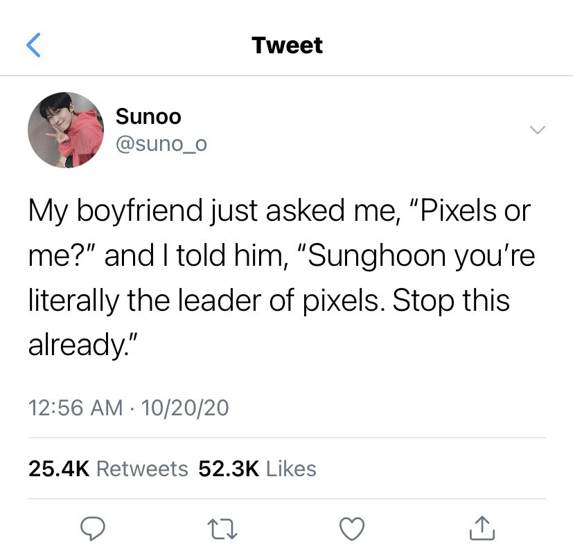 petalsunoo's tweet photo. Sunsun au where college student Sunoo’s throwaway tweet becomes a hit tweet, leading to his idol noticing him. https://t.co/D0tZ4jmMid