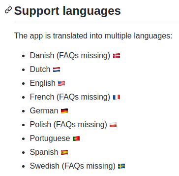 tbsprs's tweet image. The Umweltzone app for Android github.com/Umweltzone/Umw… has been translated to even more languages 🇩🇰🇳🇱🇺🇸🇫🇷🇩🇪🇵🇱🇵🇹🇪🇸🇸🇪 thanks to #Hacktoberfest. Thanks a lot!

👉🏾 You can still help with the remaining ones ^^

@hacktoberfest @codeforde #fineparticles #dieselrestrictions #opendata