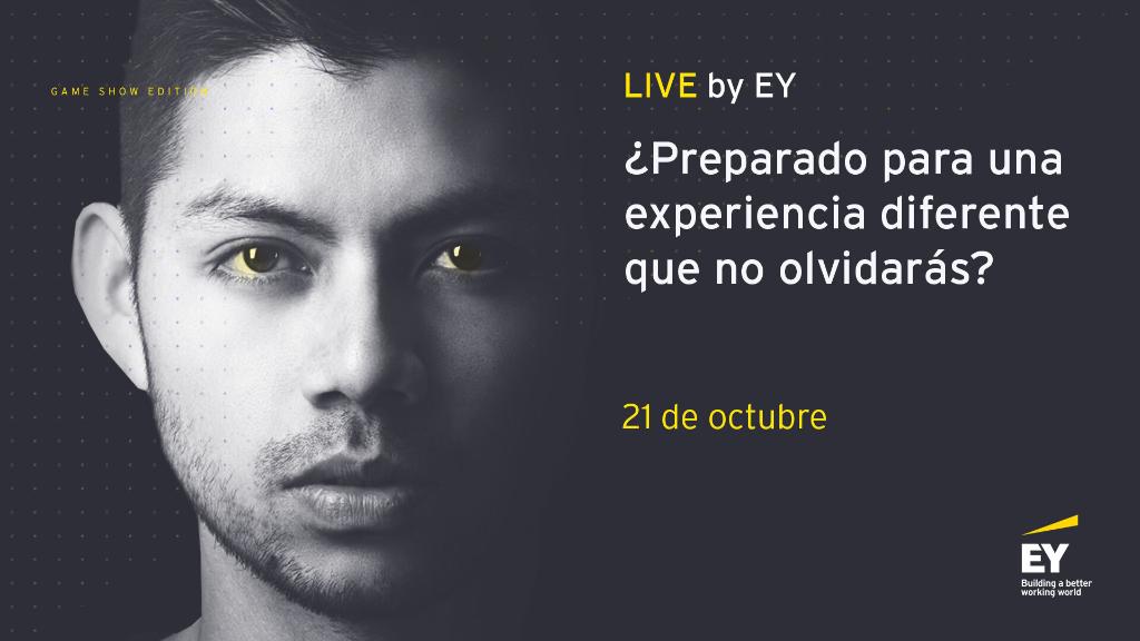 oye_uc3m's tweet photo. 💻 ¡Participa en la 2ª edición #LiveByEy: Game Show Edition, de @EY_Spain el próximo 21 de oct! Este año los presentadores del evento serán @Pantomima_Full
👀 Descubre EY a la vez que te diviertes siendo el ganador de todas las pruebas que irás superando: https://t.co/c2XLI3BpOv https://t.co/Gjm0DSCA9z