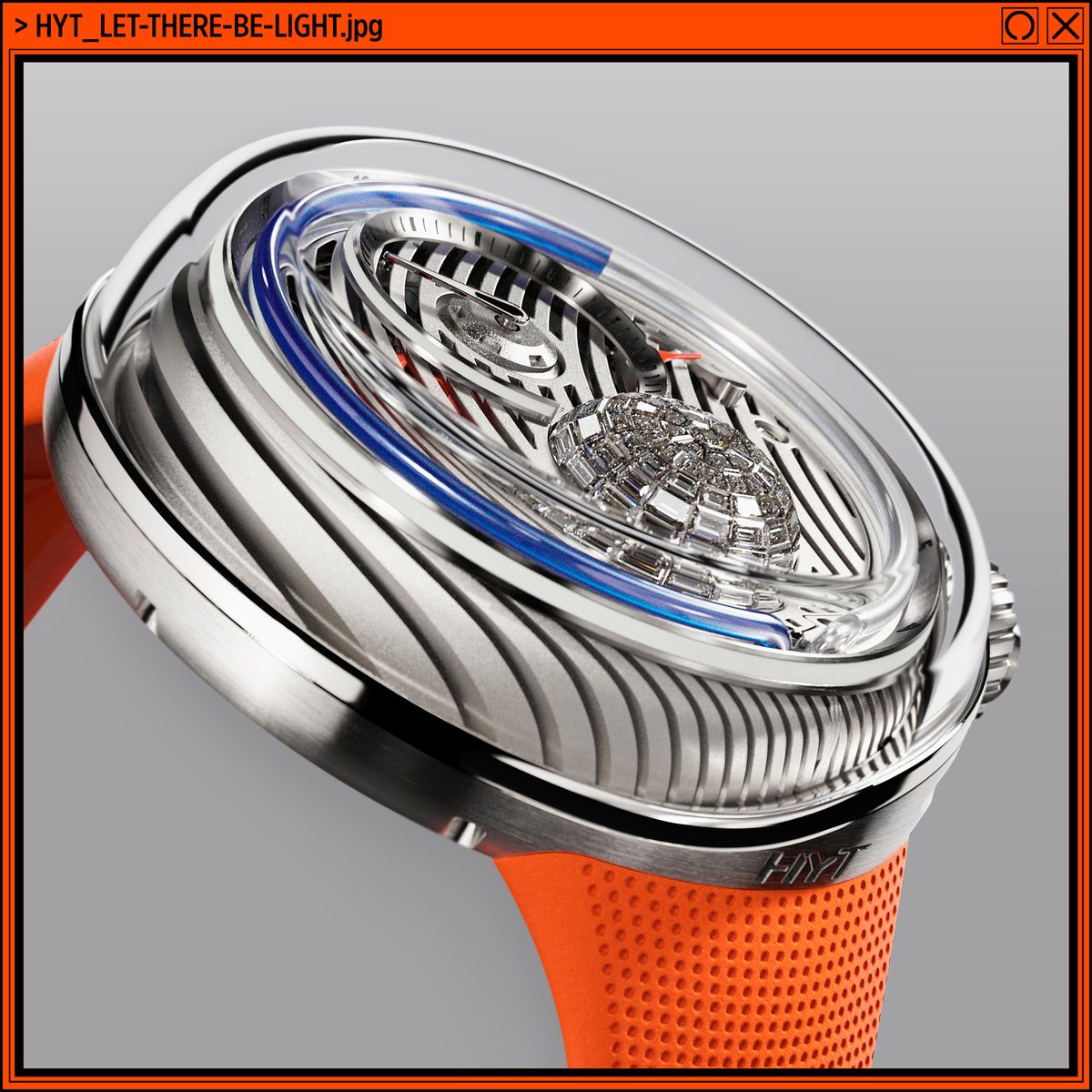 HYTWatches's tweet image. IT’S GOOD TO KNOW WHERE LIGHT COMES FROM; IT’S BETTER TO KNOW WHERE IT LEADS. #glowwiththeflow #timeisfluid #hytwatches