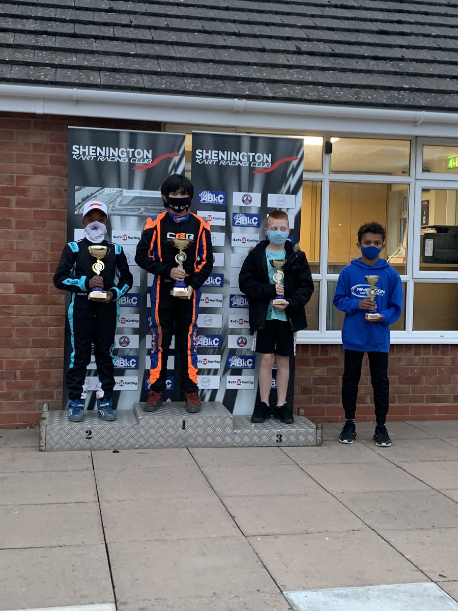 Came second on the weekend at Shenington kart club! So happy. It is my fourth podium in as many weeks!  Also managed to smash my PB by three tenths coming in at 51.3 seconds. Very close to the track record! Thank you to my team. #alwaysforward #Godisgood #racingboy
