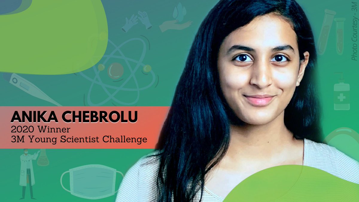 USAndIndia's tweet image. Congratulations Anika Chebrolu! The 14-year-old #IndianAmerican student wins the 2020 #YoungScientist Challenge and $25,000 for a discovery that may help provide a potential treatment for COVID-19. #DostiUnitesUs #WomenInSTEM
