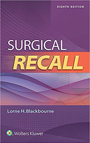 صباح الخير يارفاق💛
يقال”مثابرتك تغلب ذكاء غيرك,وصبرك يغلب حظ الآخرين”🌟

📍حبيت أفيدكم بـ كتاب اسمه surgical Recall 👌🏻
- مفيد جدًا ومهم للي يدرسون أي تخصص من التخصصات الجراحية.

هو عبارة عن سؤال وجواب ومركز على أهم النقاط في كل موضوع و يجي منه في الاختبارات *عن تجربة*