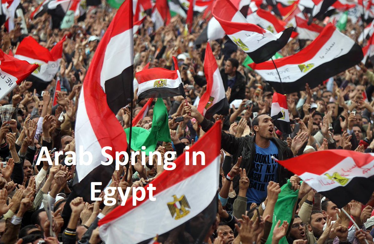 𝟑) 𝐀𝐫𝐚𝐛 𝐒𝐩𝐫𝐢𝐧𝐠As the western media had the coverage Arab Spring, they emphasized protests in Libya and showed them as mass & popular demonstrations that characterized Tunisia and Egypt even though they never replicated
