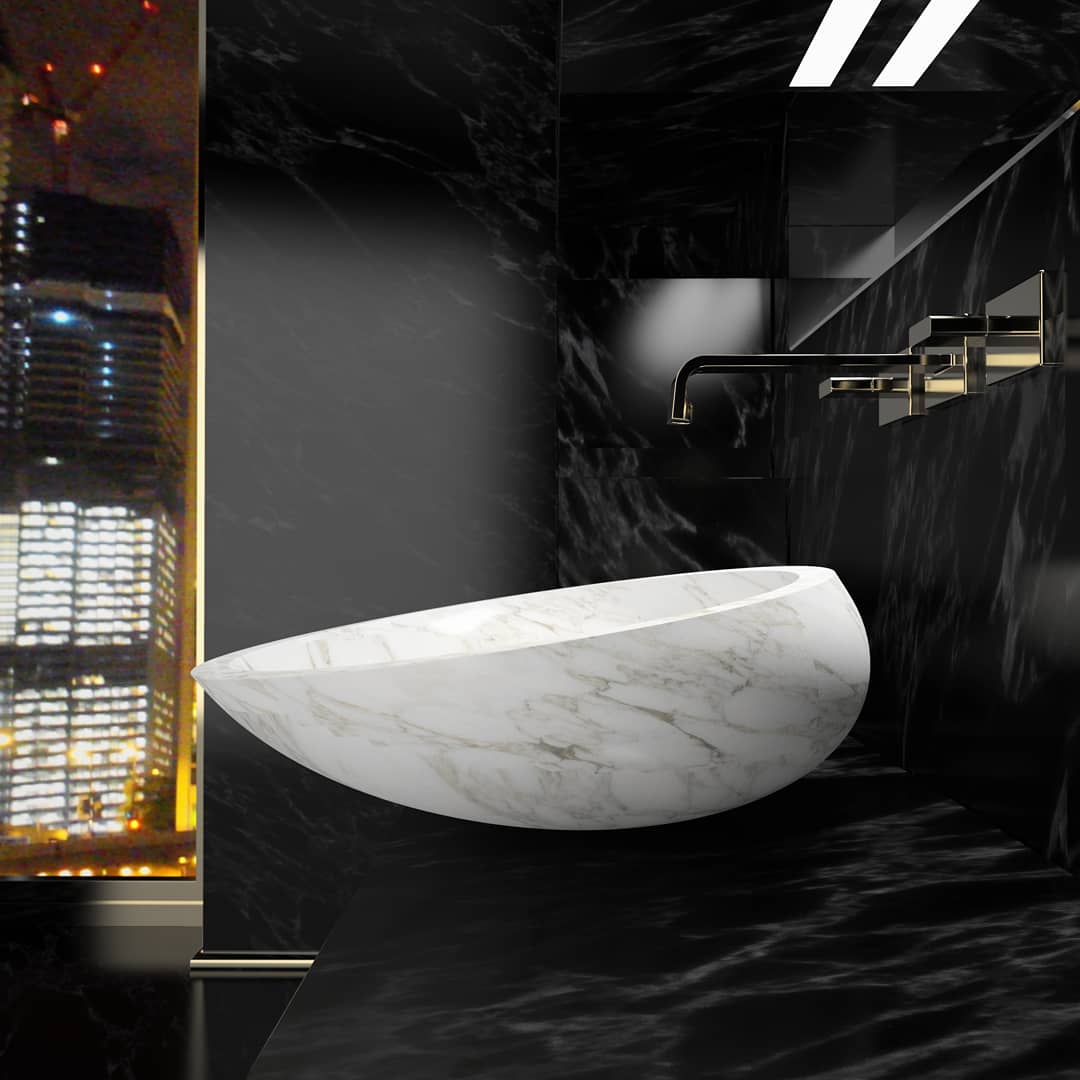 AlchemyAward's tweet photo. The new #marblebasins by @glassdesignit are testimony to the company's #materialmastery. This, in addition to many types of solid-surface as well as several varieties of crystal. #marblebasin #marblebathroom #marble #artisanal #basinparadise #glassbasin #crystalbasin #handmade https://t.co/YYWiNjyP3N