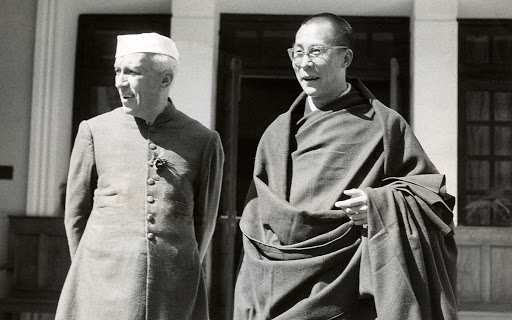 1958 - The CCP published that showed  #Ladakh and NEFA as a Chinese territory, a part of south Tibet.Nehru wrote angry letters to  #ChouEnlai, the premier and he responded that the MacMohan line was not valid. 1959 - The  #DalaiLama fled to India in March and was granted asylum.