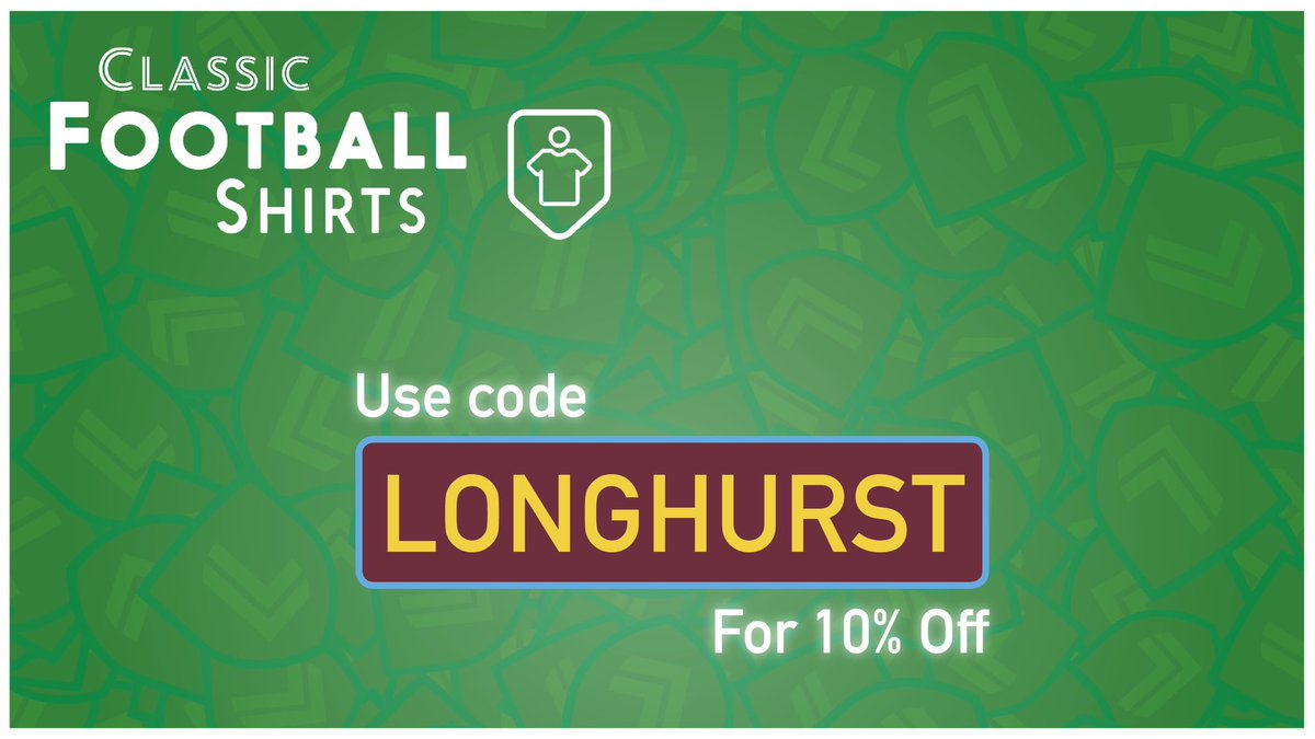 This thread was not sponsored AT ALL. But if you guys want to get a discount on these shirts then head over to  https://www.classicfootballshirts.co.uk/?ref=samlonghurst and use LONGHURST for a 10% discount!