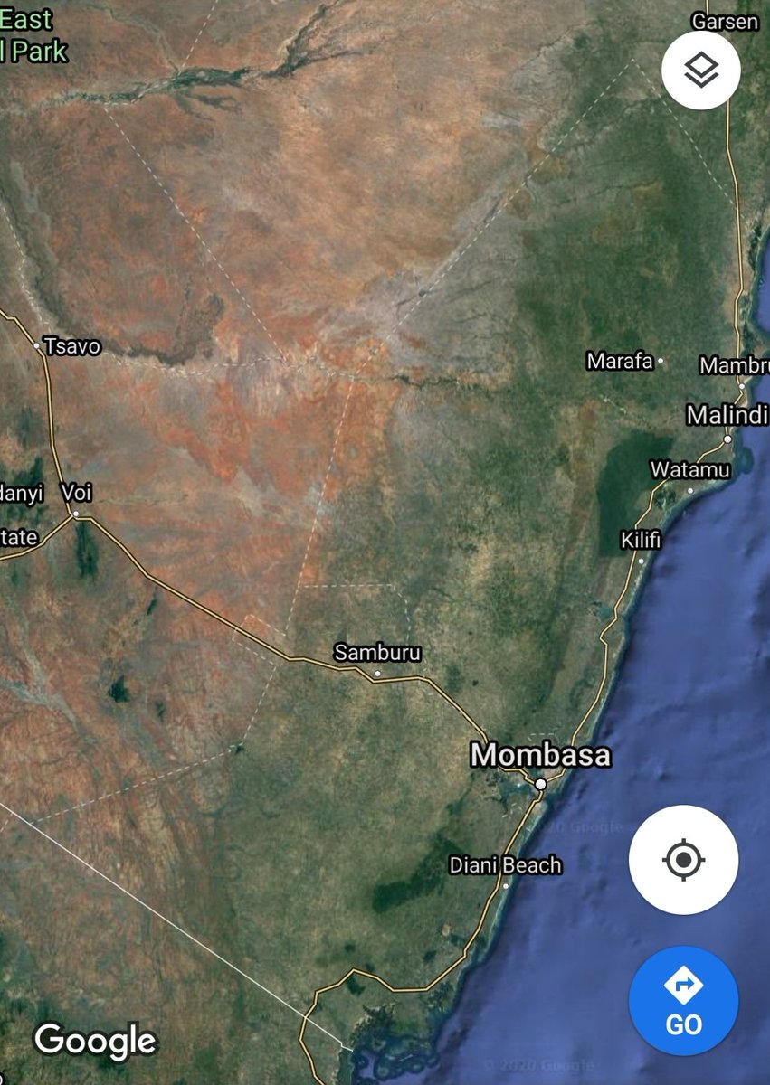 5. Coastal Plain - Ecological zones are also used to mark boundaries between counties in Kenya. The end of the coastal plain and the beginning of the arid zone marks the boundary between the coastal counties of Kwale/Kilifi and the counties of Taita Taveta & Tana River.