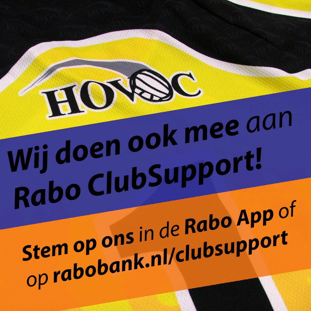 Je kunt weer stemmen op Volleybalvereniging Hovoc en Volleybal Promotie Horst voor de Rabo Clubsupport. Jouw stem is dus geld waard voor Hovoc of Volleybal Promotie Horst! Breng je stem uit via rabobank.nl/clubsupport. Alvast bedankt! #RaboClubSupport