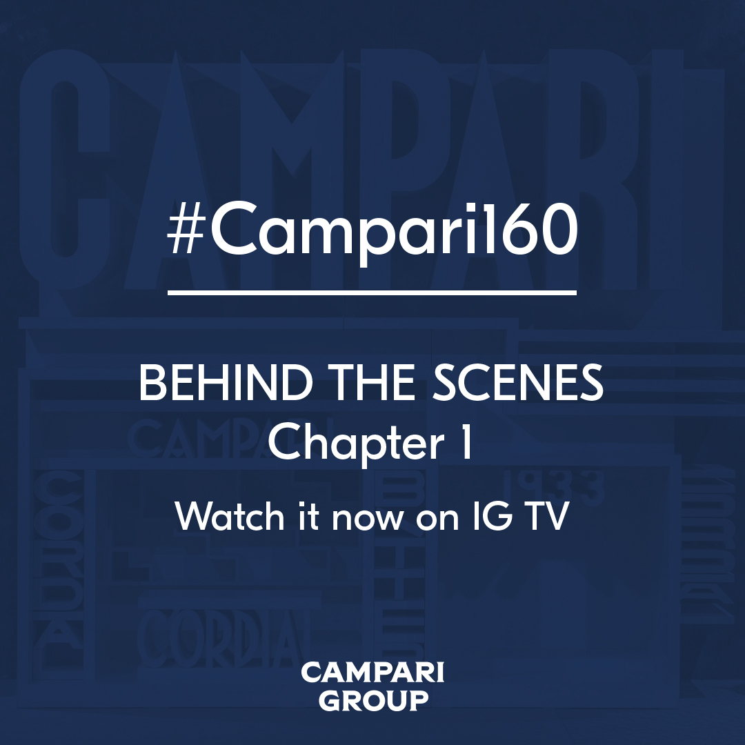 GruppoCampari's tweet photo. #InfinitoCampari was unveiled last month at our Group’s HQs.
To celebrate 160 years of toasting life together.
Now we can tell you how it came to life from the very first sparkle of inspiration.
Visit our IG account: https://t.co/kNQQpT8gqC
#Campari160 #Since1860 https://t.co/KYAbE8242U