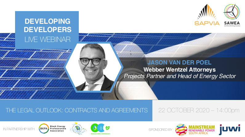 SAPVIA's tweet photo. WEBINAR AGENDA: 'The Legal Outlook: Contracts and Agreements’, 22 October 2020 at 14:00pm
Meet our panelists!
Register and see agenda: https://t.co/BJjeTNPE6E
#DDwebinars2020 #buildbackbetter with #renewableenergy #localforglobal #energytransformation #skillsdevelopement https://t.co/N4UfWOBrkx