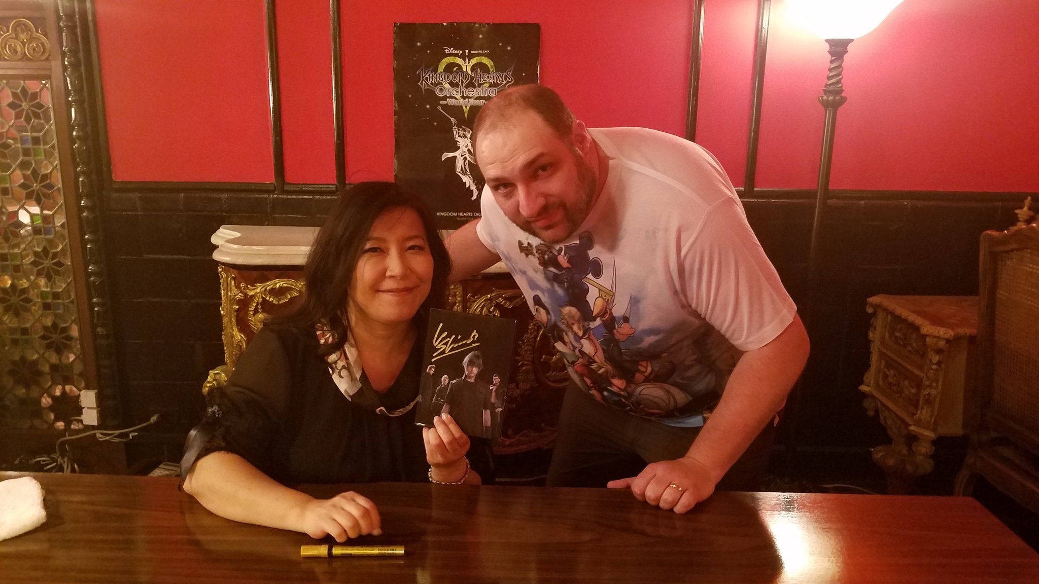 Happy Birthday to Yoko Shimomura the godly music creator. Such an honor to even be in your presence. 