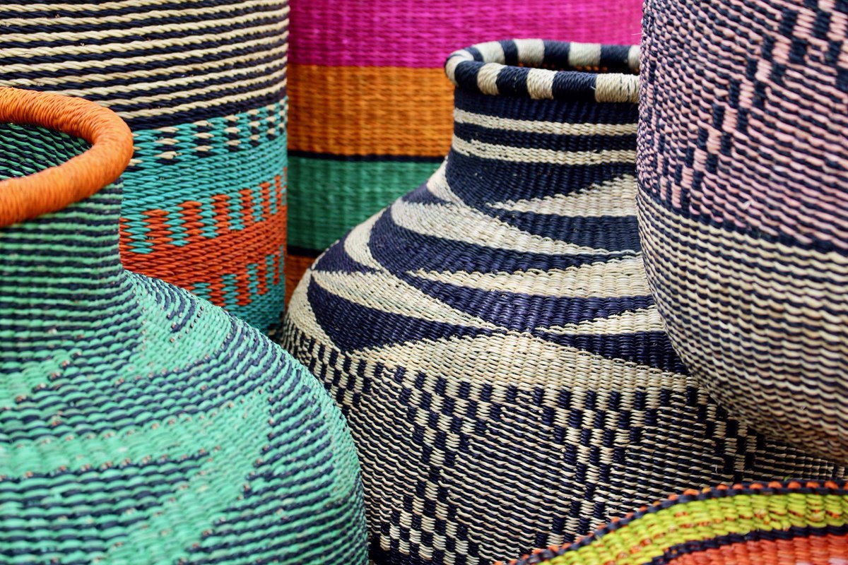 The Interiors Index Profile: The Baba Tree Basket Co has been preserving the culture of baskets and the Gurunsi community in Bolgatanga. In Ghana an exquisitely woven Baba Tree community of over 250 artisans practise a time-honoured weaving technique. 
worldofinteriors.co.uk/index/the-baba…