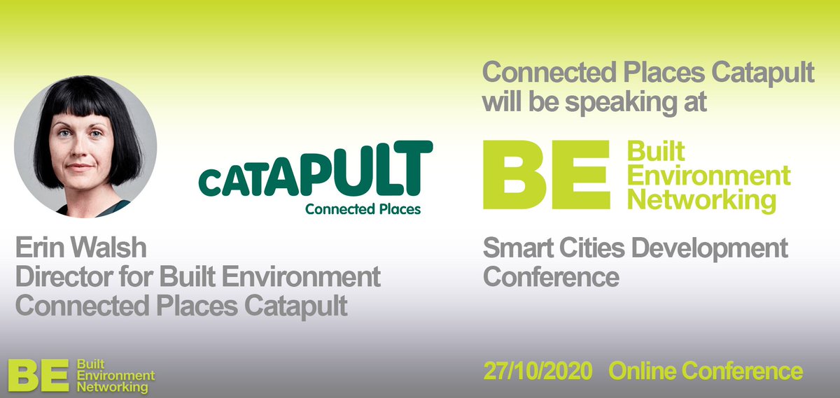 CPCatapult's tweet photo. ποΈOn 27th Oct, join us and our Director of Built Environment Erin Walsh for the #SmartCitiesDevelopment conference hosted by @BENetworking π
Register here: https://t.co/W1Kosn7Klf
#connectedplaces #builtenvironment #smartcities #techconference #sustainablefuture #urbandesgin https://t.co/5i9FCPZ7Ma