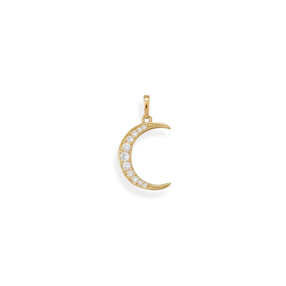 Excited to share the latest addition to my #etsy shop: Pendant / 14 Karat Gold Plated CZ Crescent Moon Pendant / Jewelry For Her / Unique Jewelry / Quality Pendant / Celestial Jewelry https://t.co/fBZp88rKiH #gold #birthday #mothersday #jewelrymaking #summer #clear #gi https://t.co/14YeJAUrIr