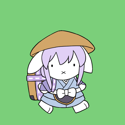 鈴仙・優曇華院・イナバ 「1年前に描いたかわいい兎さんアイコンにしたかったらどうぞ 」|しやまゲル🔞のイラスト