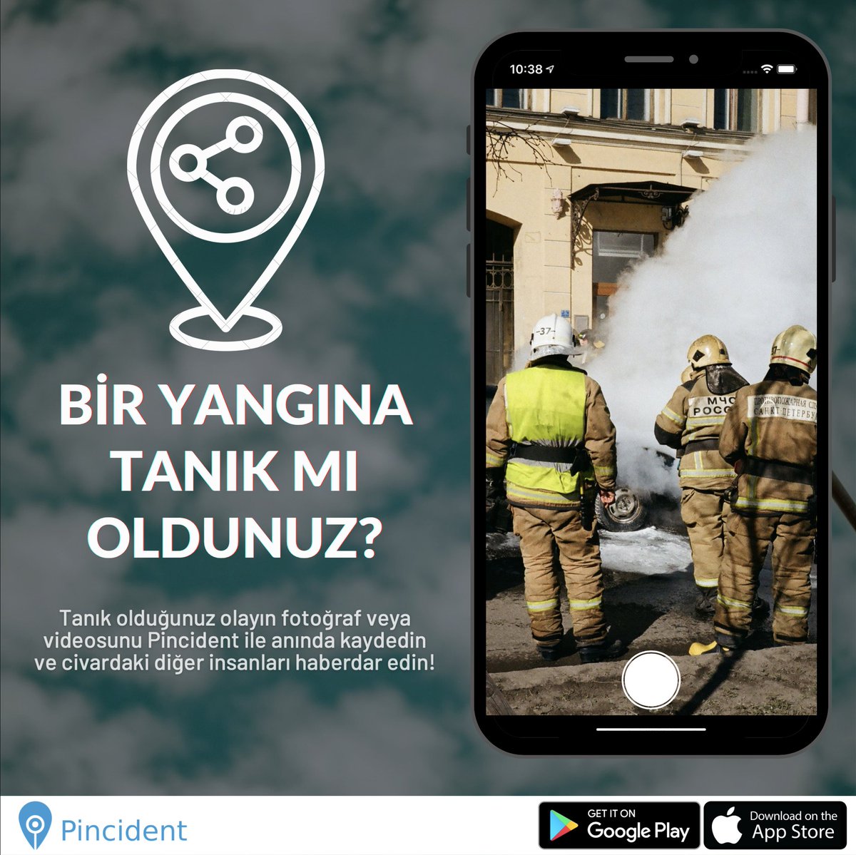 🌍 Pincident ağına hemen katılın, daha akıllı ve güvenli şehirleri birlikte kuralım!
•
⬇️ Pincident'ı hemen indirmek için tıklayın!
bit.ly/2HcxDxQ

#türkiye #istanbul #ankara #izmir #kocaeli #bursa #antalya #kayseri #manisa #diyarbakır #adana #malatya #sivas #balıkesir