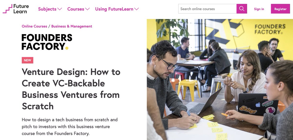 Have you ever thought about building a VC-backable business from scratch? We have collaborated with @FutureLearn to launch a new six-week course to upskill those who want to build the next-gen of startups.
Find out more about the course and apply here: https://t.co/wQZsMSnAJ5📈 https://t.co/WFRN71zBFF