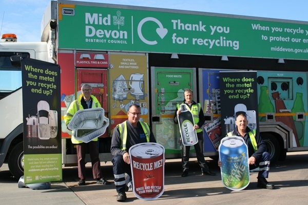 MetalMatters (@metalmatters) on Twitter photo We're proud to be working with <a href="/MidDevonDC/">Mid Devon District Council</a> & <a href="/RecycleDevon/">Recycle Devon</a> to help residents to make their metals matter! Metal can be recycled over & over again with no loss of quality so please remember to recycle all of your metal packaging ♻️👍
#MetalRecyclesForever
bit.ly/3dEr6Z2 We're proud to be working with <a href="/MidDevonDC/">Mid Devon District Council</a> & <a href="/RecycleDevon/">Recycle Devon</a> to help residents to make their metals matter! Metal can be recycled over & over again with no loss of quality so please remember to recycle all of your metal packaging ♻️👍
#MetalRecyclesForever
bit.ly/3dEr6Z2