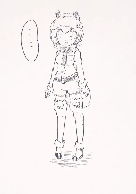 固まったワカイヤちゃん 