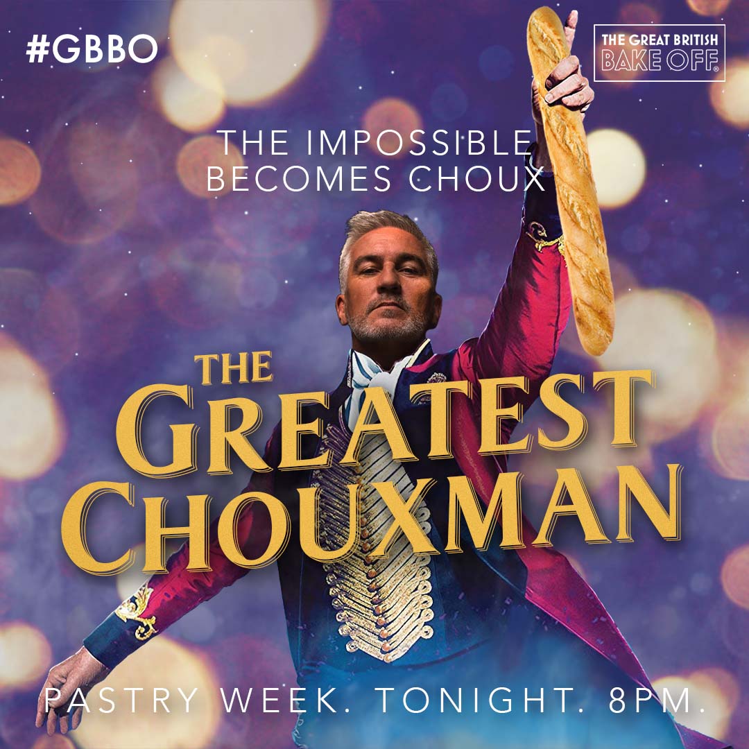 Enter a tent of dreams where the impossible becomes choux. Pastry Week. Tonight. 8pm. @Channel4. #GBBO